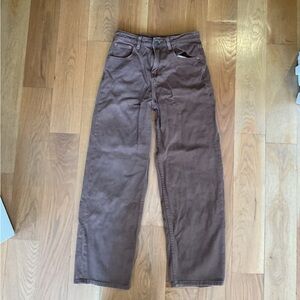 Motel Rocks Brown Straight Pants